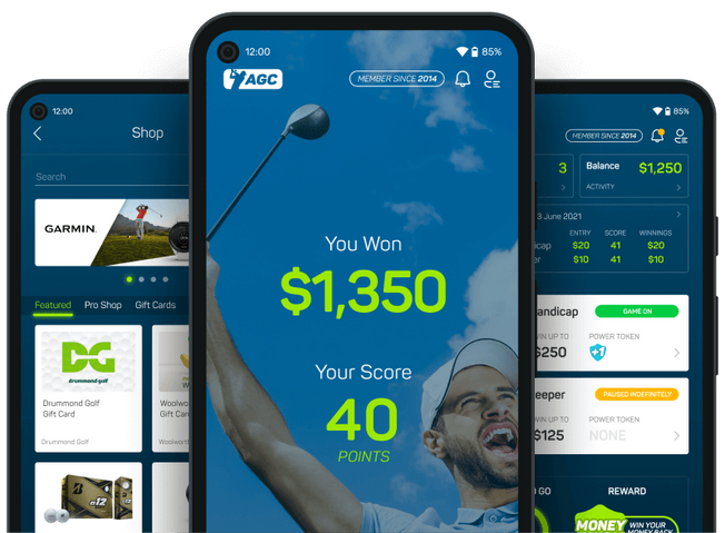 AGC Android App Screens